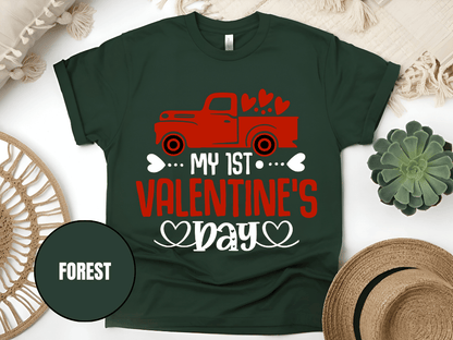 "My First Valentine's day" T-Shirt, (Gildan 5000) VD024