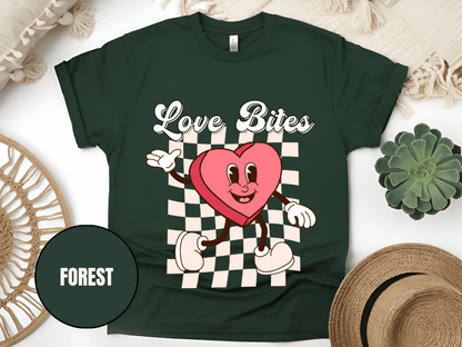 "Love Bites , Valentine's Day" T-Shirt, (Gildan 5000) VD046
