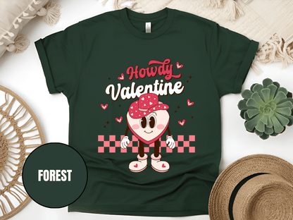 "Howdy Valentine, Valentine's Day" T-Shirt, (Gildan 5000) VD043