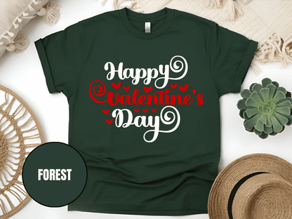 "Happy Valentine's day" T-Shirt, (Gildan 5000) VD008
