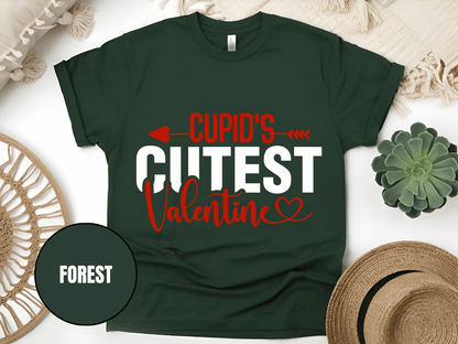 "Cupid's Cutest Valentine's day" T-Shirt, (Gildan 5000) VD018