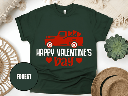 "Hugs Kisses and Valentine Wishes,Valentine's day" T-Shirt, (Gildan 5000) VD021
