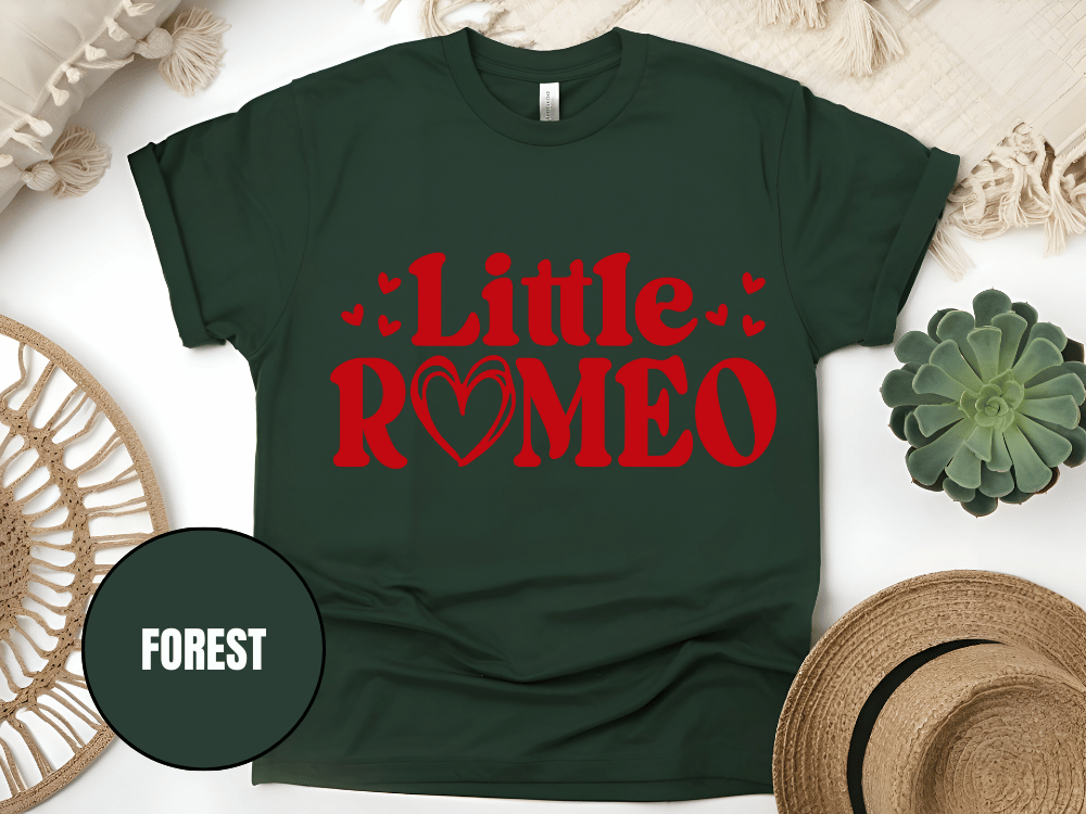 "Little Romeo, Valentine's Day" T-Shirt, (Gildan 5000) VD057
