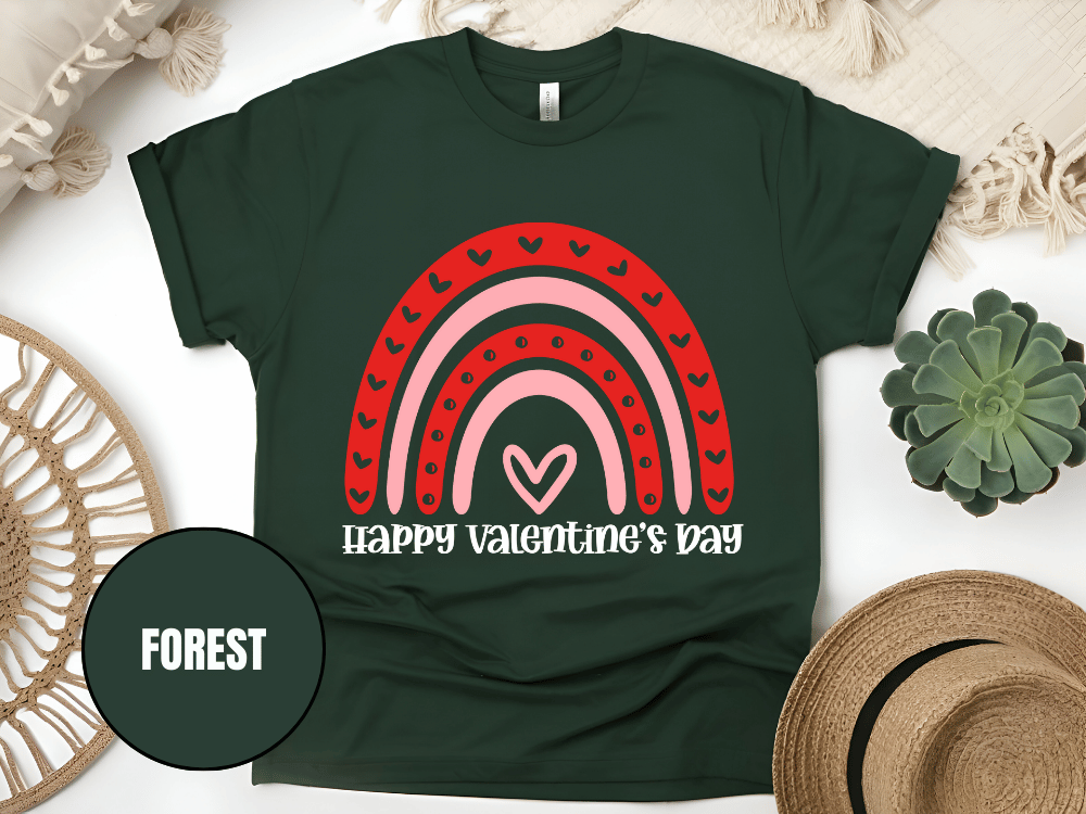 "Happy Valentine's day" T-Shirt, (Gildan 5000) VD005