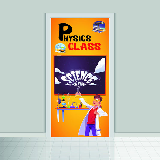 Personalized Physics class school decor, Physics decals for Door, School decor